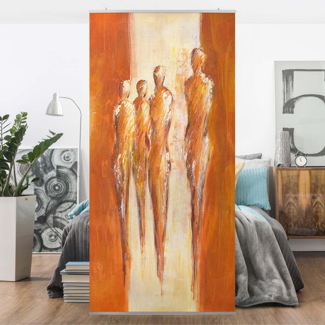 Rumsavdelare Petra Schüßler - Four Figures In Orange 02