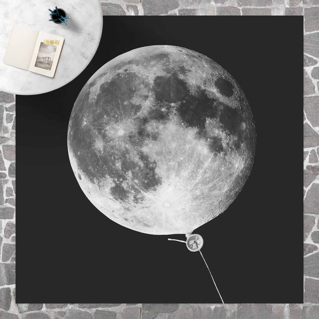 utomhusmatta Balloon With Moon