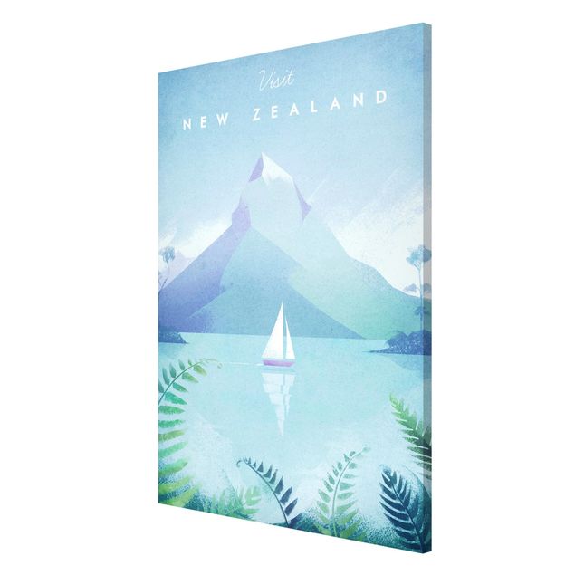 Tavlor bergen Travel Poster - New Zealand