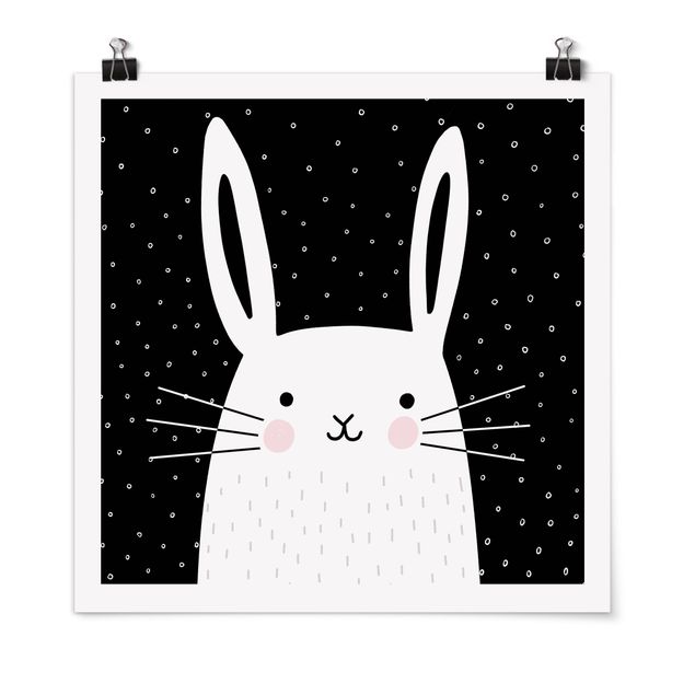 Posters djur Zoo With Patterns - Hase