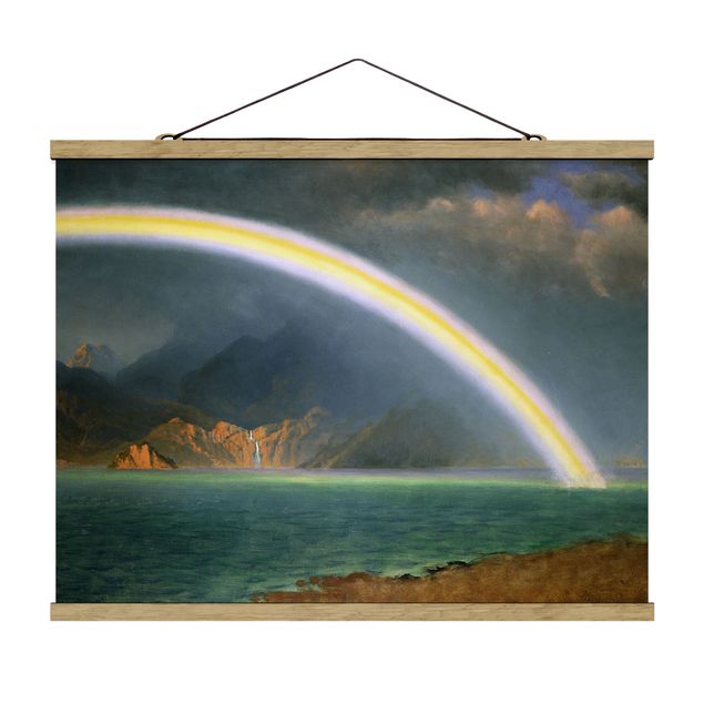 Konststilar Albert Bierstadt - Rainbow over the Jenny Lake, Wyoming
