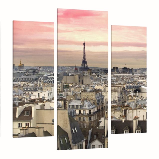 Canvastavlor Arkitektur och Skyline Paris Up Close
