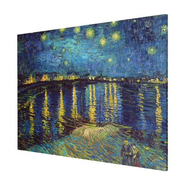 Konststilar Pointillism Vincent Van Gogh - Starry Night Over The Rhone