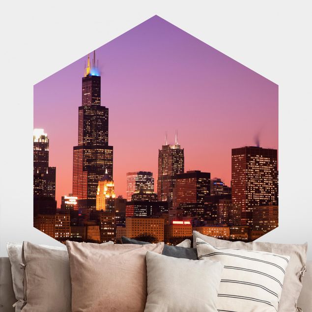 Kök dekoration Chicago Skyline