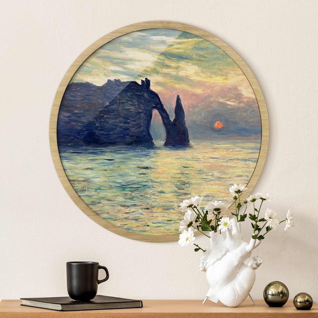 Konststilar Impressionism Claude Monet - Rock Sunset