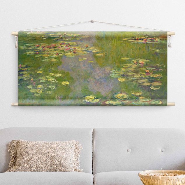 Väggbonad XXL Claude Monet - Green Waterlilies