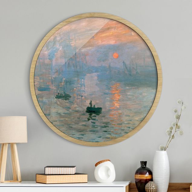 Tavlor med ram konstutskrifter Claude Monet - Impression