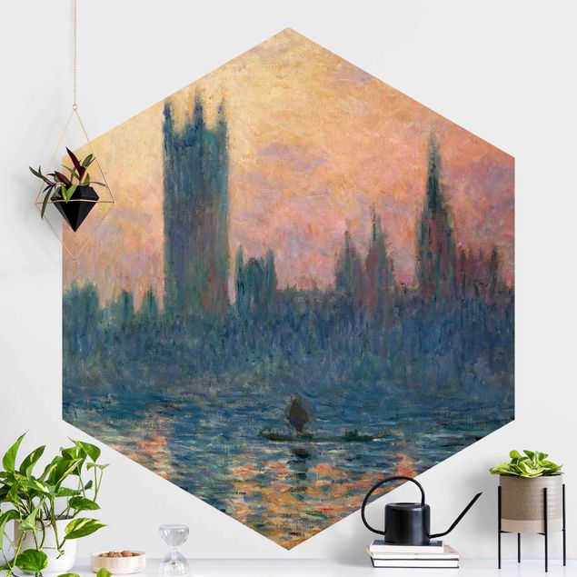 Fototapeter London Claude Monet - London Sunset