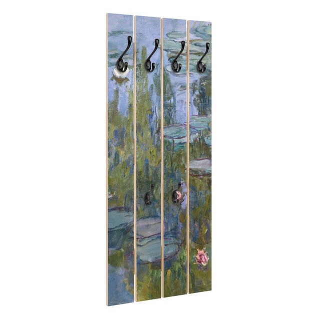 Klädhängare vägg landskap Claude Monet - Water Lilies (Nympheas)