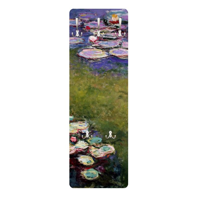 Klädhängare vägg landskap Claude Monet - Water Lilies