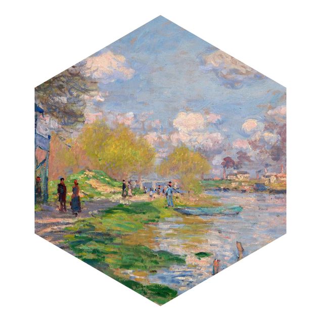 Tapeter modernt Claude Monet - River Seine