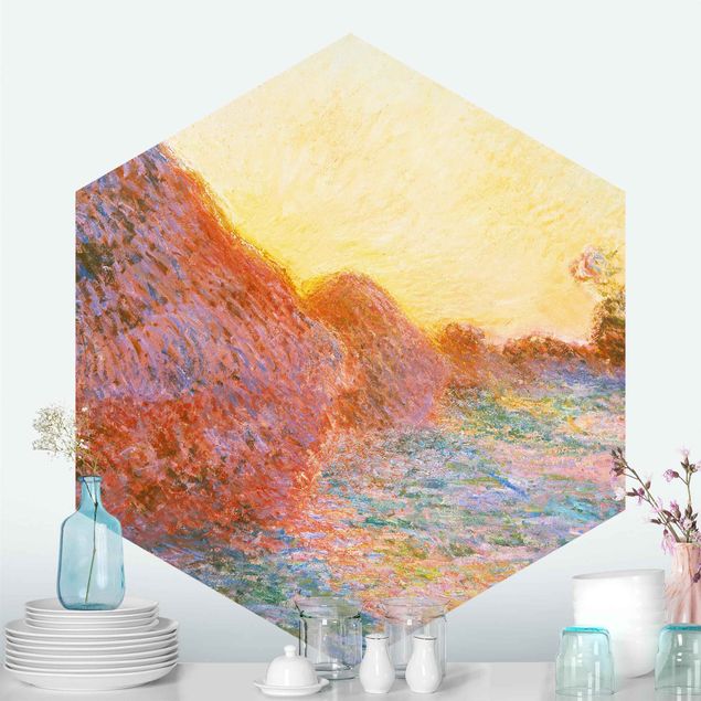 Konststilar Impressionism Claude Monet - Straw Barn