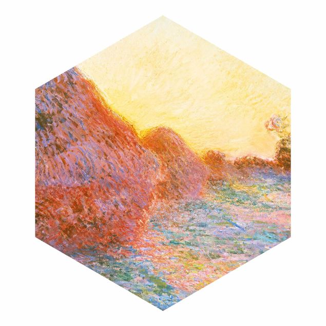 Tapeter modernt Claude Monet - Straw Barn