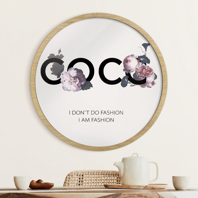 Tavlor med ram blommor  COCO - I don´t do fashion Rosen