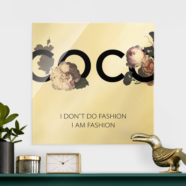 Glastavlor rosor COCO - I dont´t do fashion Roses