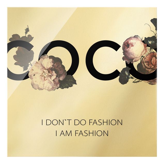 Tavlor COCO - I dont´t do fashion Roses