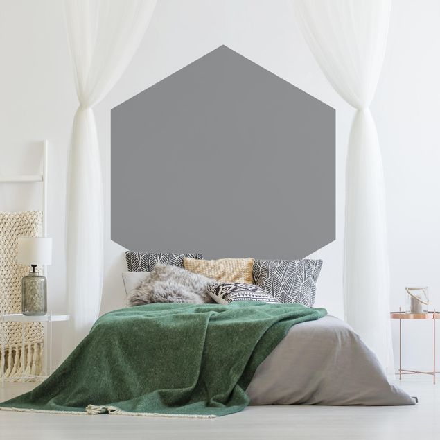 Hexagonala tapeter Colour Cool Gray