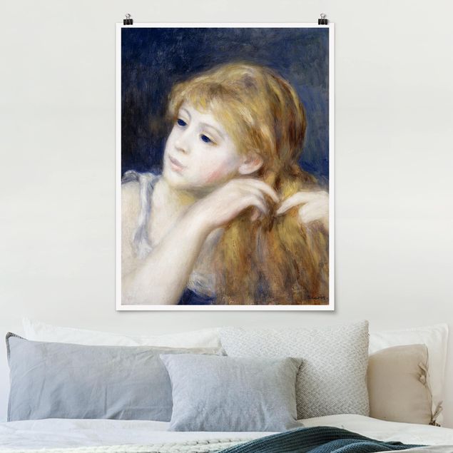 Kök dekoration Auguste Renoir - Head of a Young Woman