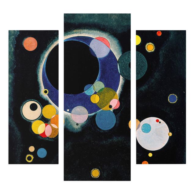 Canvastavlor konstutskrifter Wassily Kandinsky - Sketch Circles