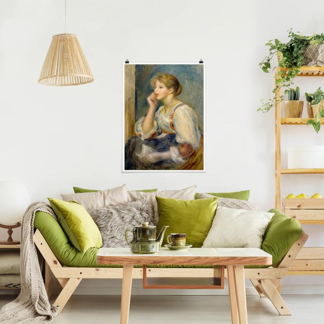 Konststilar Impressionism Auguste Renoir - Woman with a Letter