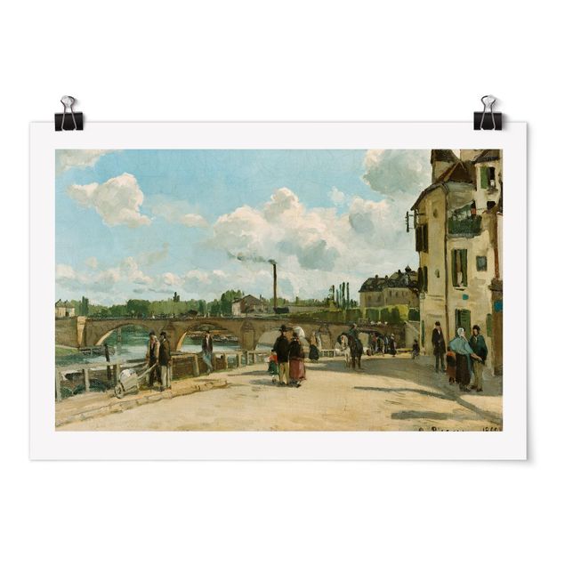 Konststilar Post Impressionism Camille Pissarro - View Of Pontoise