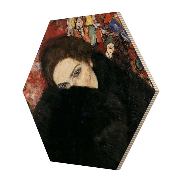 Tavlor Gustav Klimt - Lady With A Muff