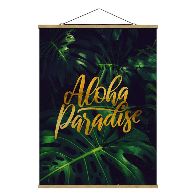 Tavlor blommor  Jungle - Aloha Paradise