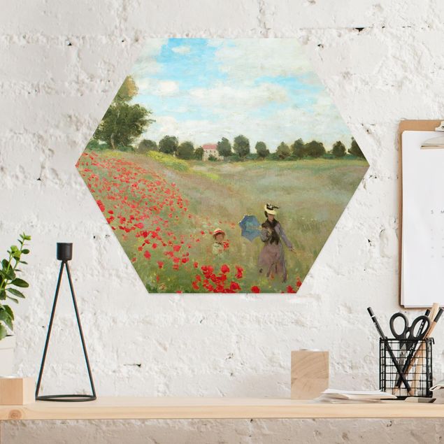 Kök dekoration Claude Monet - Poppy Field Near Argenteuil