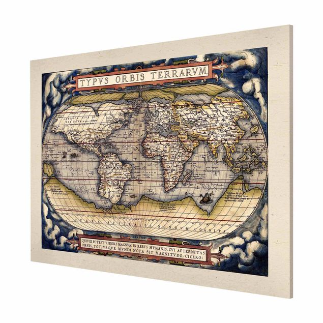 Tavlor världskartor Historic World Map Typus Orbis Terrarum