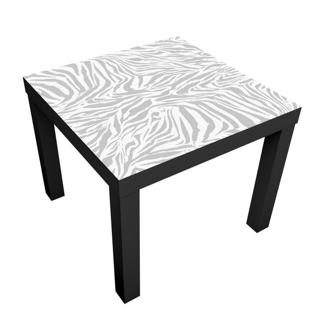 Självhäftande folier Zebra Design Light Grey Stripe Pattern