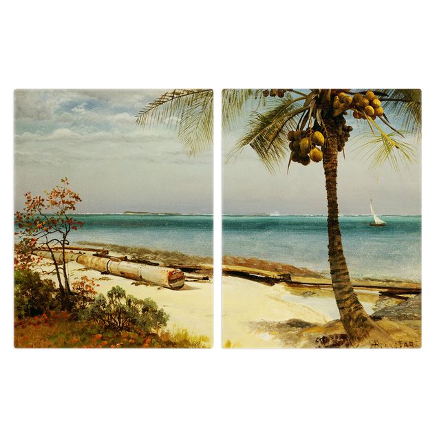 Spistäckplattor Albert Bierstadt - Tropical Coast