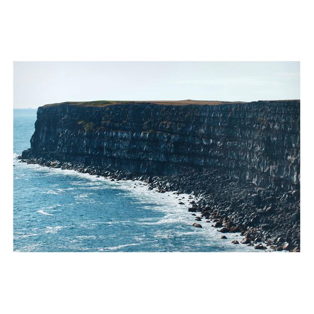Tavlor landskap Rocky Islandic Cliffs