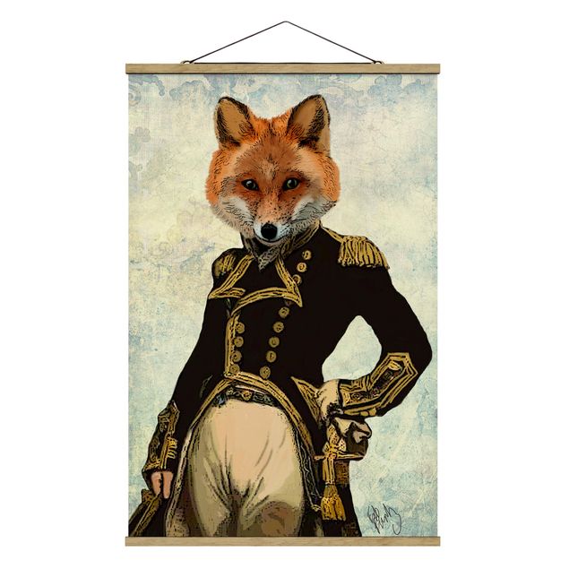 Tavlor djur Animal Portrait - Fox Admiral