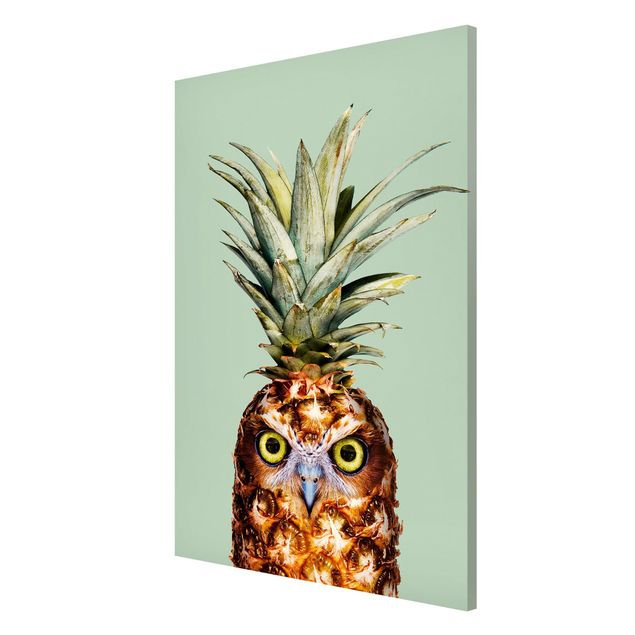 Magnettavla djur Pineapple With Owl