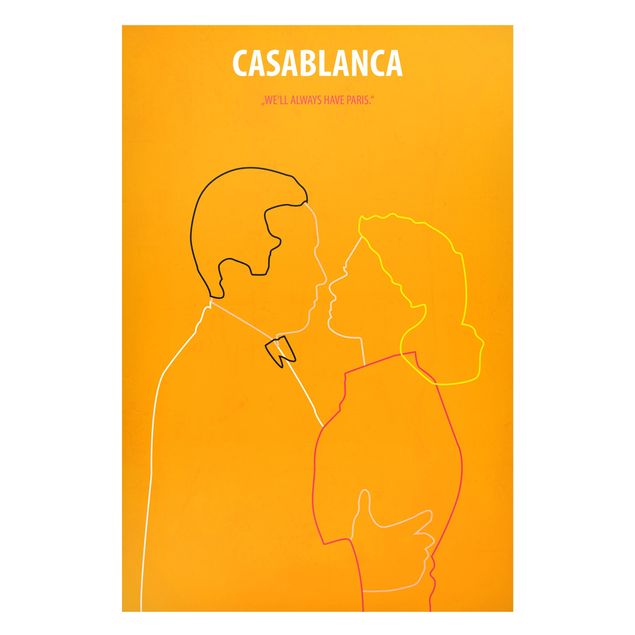 Tavlor bergen Film Poster Casablanca