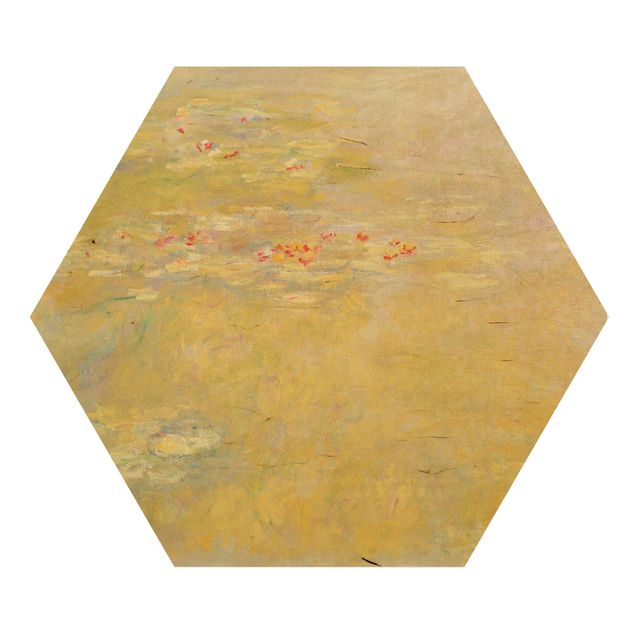 Trätavlor landskap Claude Monet - The Water Lily Pond