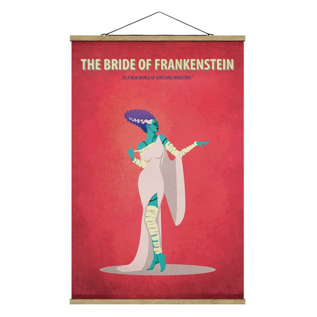 Tavlor modernt Film Poster The Bride Of Frankenstein II