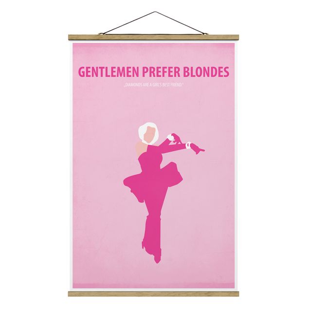 Tavlor modernt Film Poster Gentlemen Prefer Blondes II