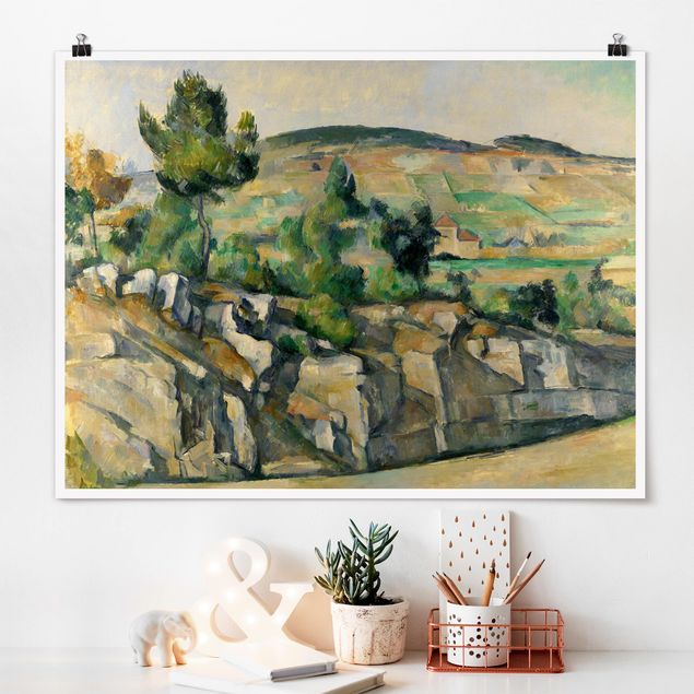 Kök dekoration Paul Cézanne - Hillside In Provence