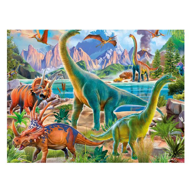 Tavlor katter Brachiosaurus And Tricaterops