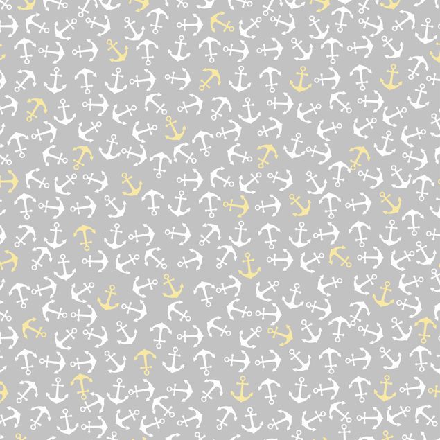 Självhäftande folier gul Anchor White Yellow On Grey