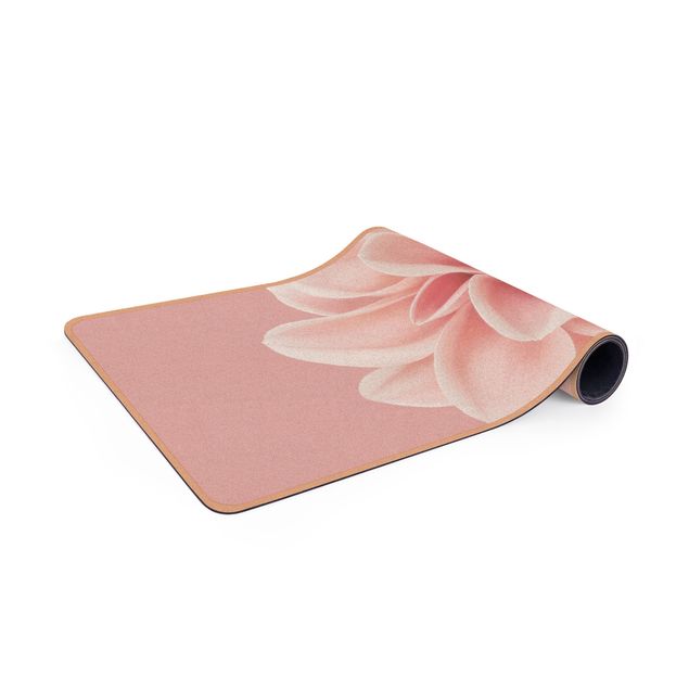 stora mattor Dahlia Pink Blush Flower Centered
