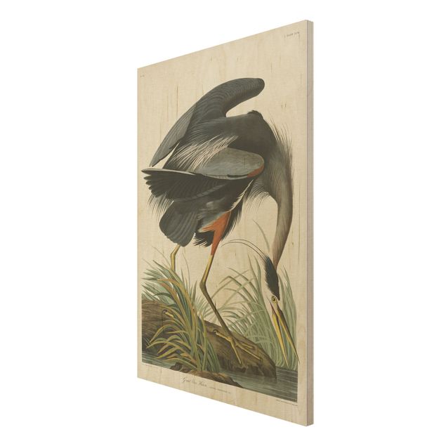 Tavlor Vintage Board Blue Heron