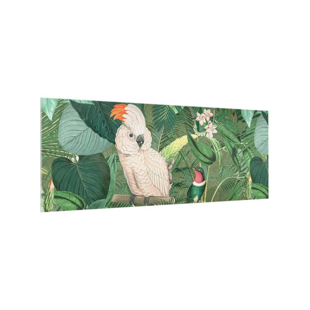 Tavlor Andrea Haase Vintage Collage - Cockatoo And Hummingbird