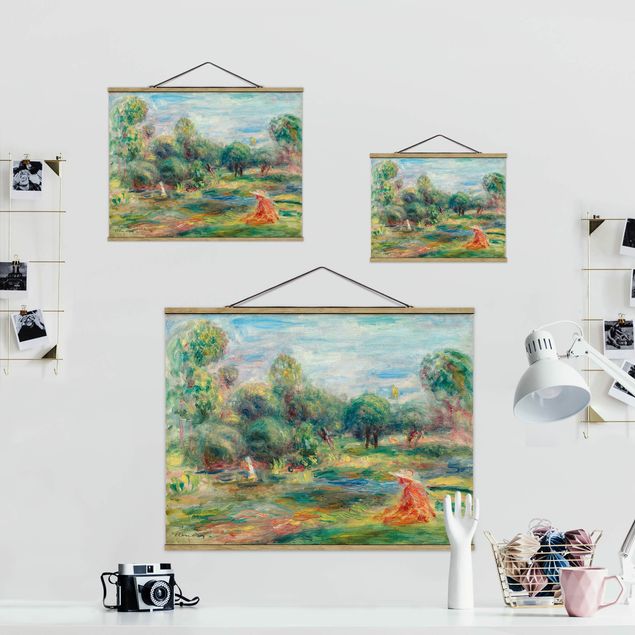 Tavlor landskap Auguste Renoir - Landscape At Cagnes