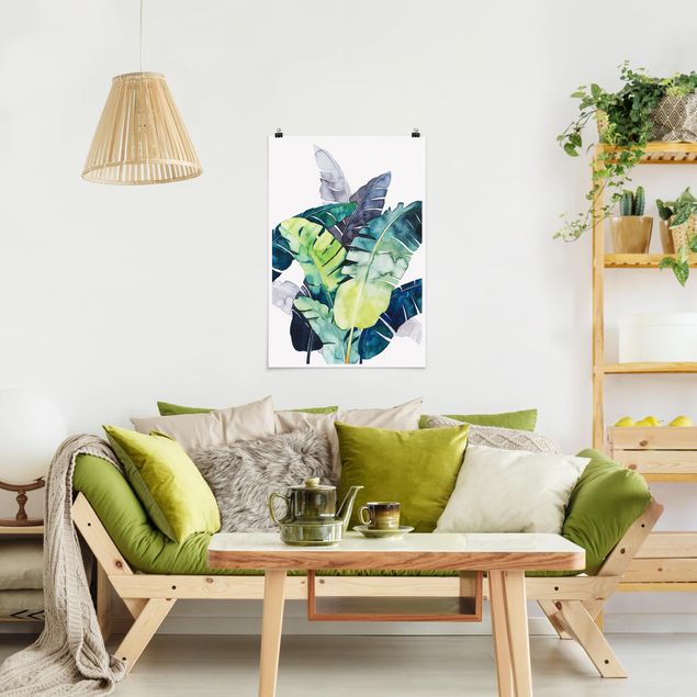 Posters blommor  Exotic Foliage - Banana