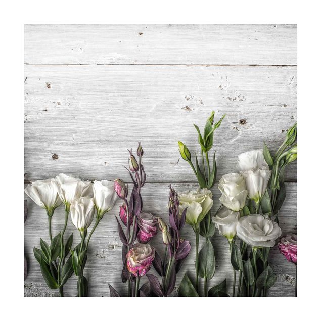 djungelmatta Tulip-Rose Shabby Wood Look