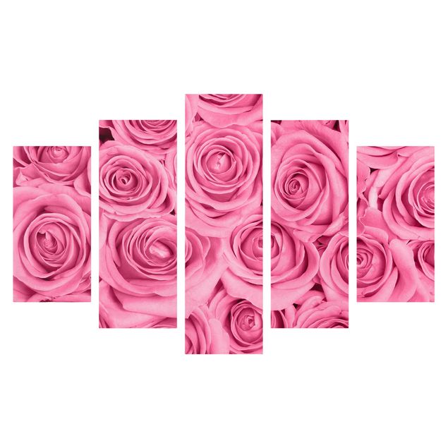 Tavlor blommor  Pink Roses