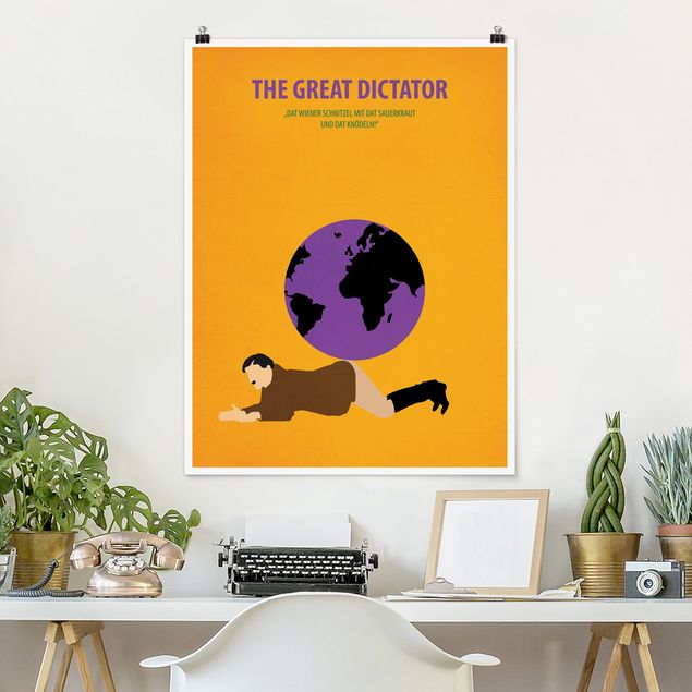 Kök dekoration Film Poster The Great Dictator