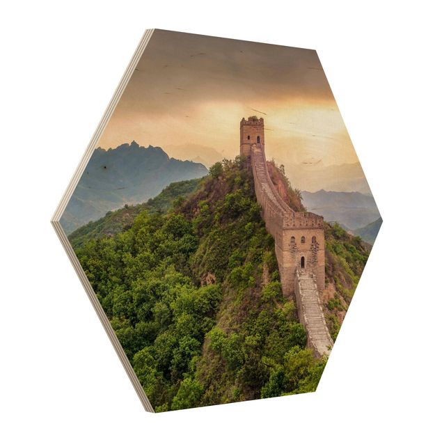 Tavlor arkitektur och skyline The Infinite Wall Of China